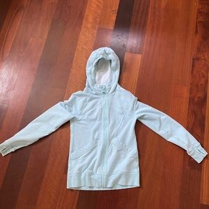Ivivva by Lululemon- The Ivivva Hoodie Girls Size 12 in Heathered Aquamarine